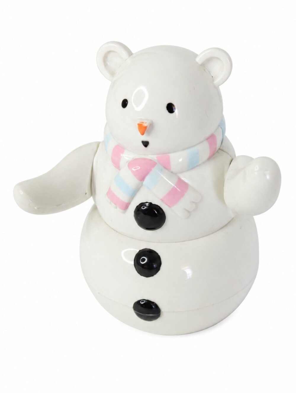 American Girl Bitty Baby Rattle Polar Bear Pleasant Company Vintage